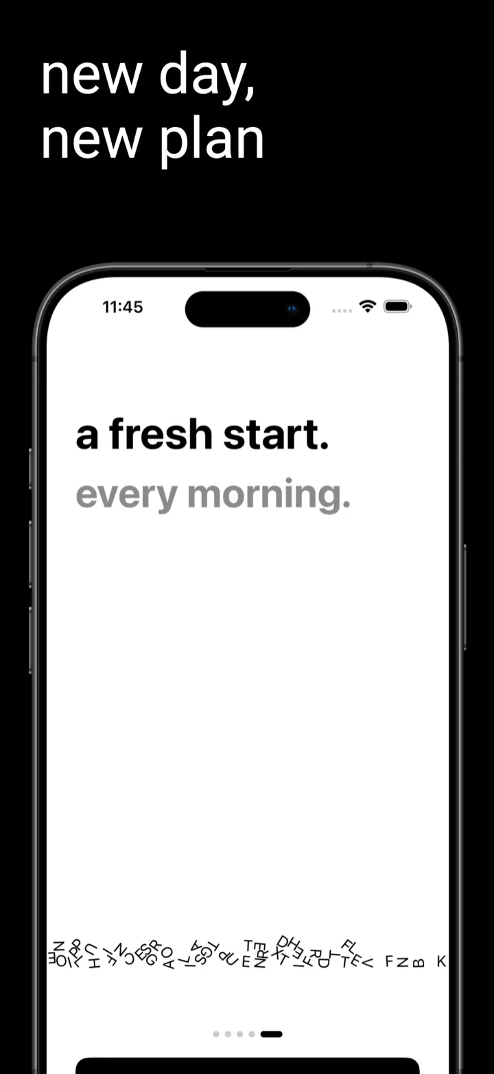 New day, new plan