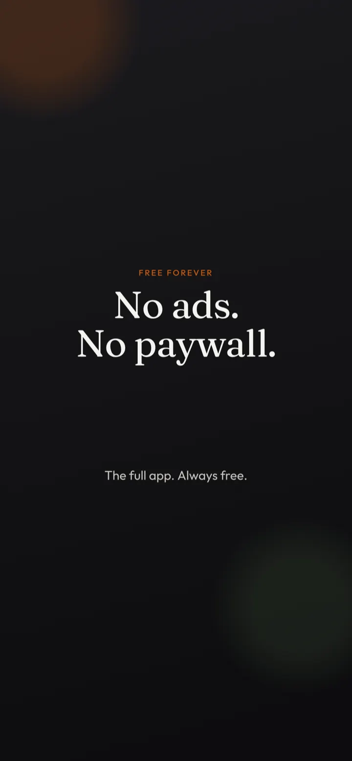 No ads. No paywall.